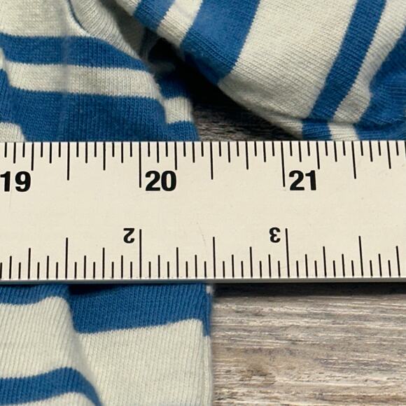 Andre‎ the Giant Obey Blue White Striped Mens M Embroidered Sun T-Shirt Medium - Picture 6 of 9